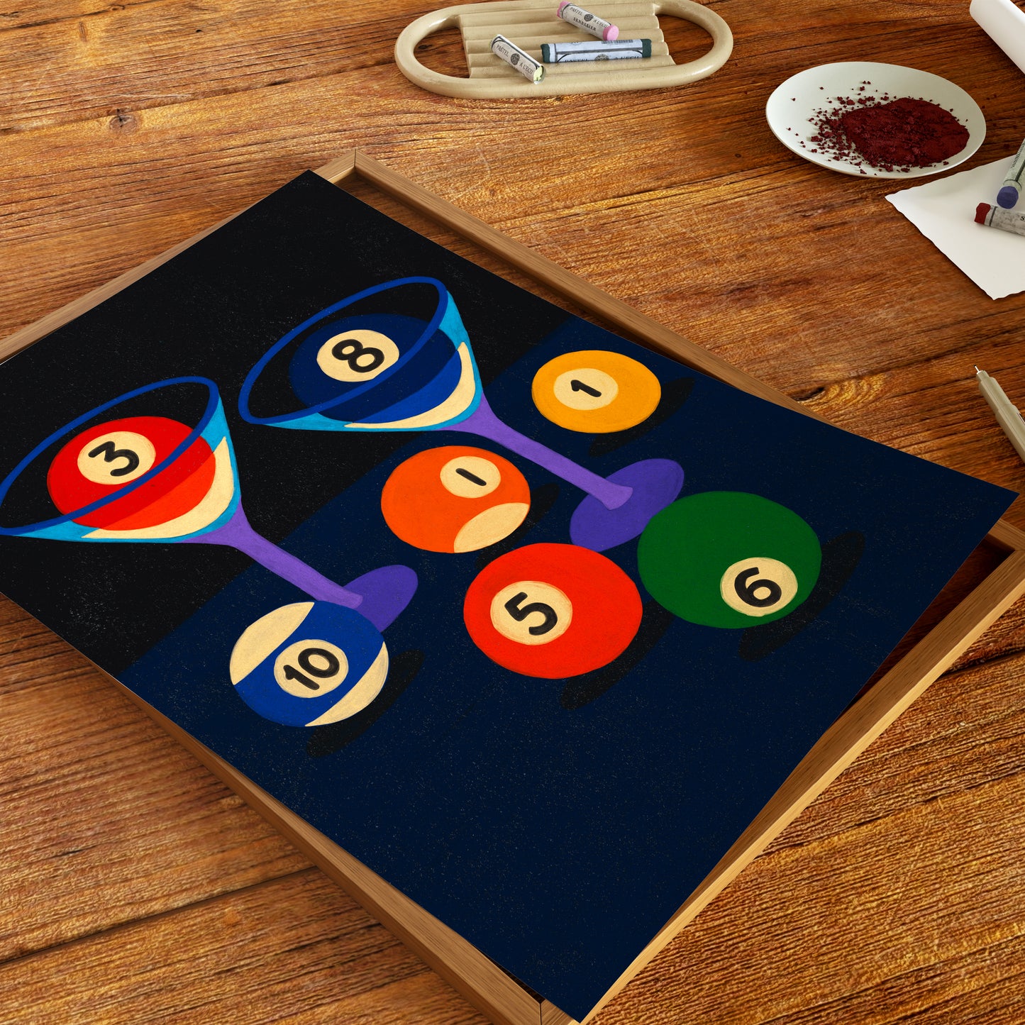 8 Ball Martini