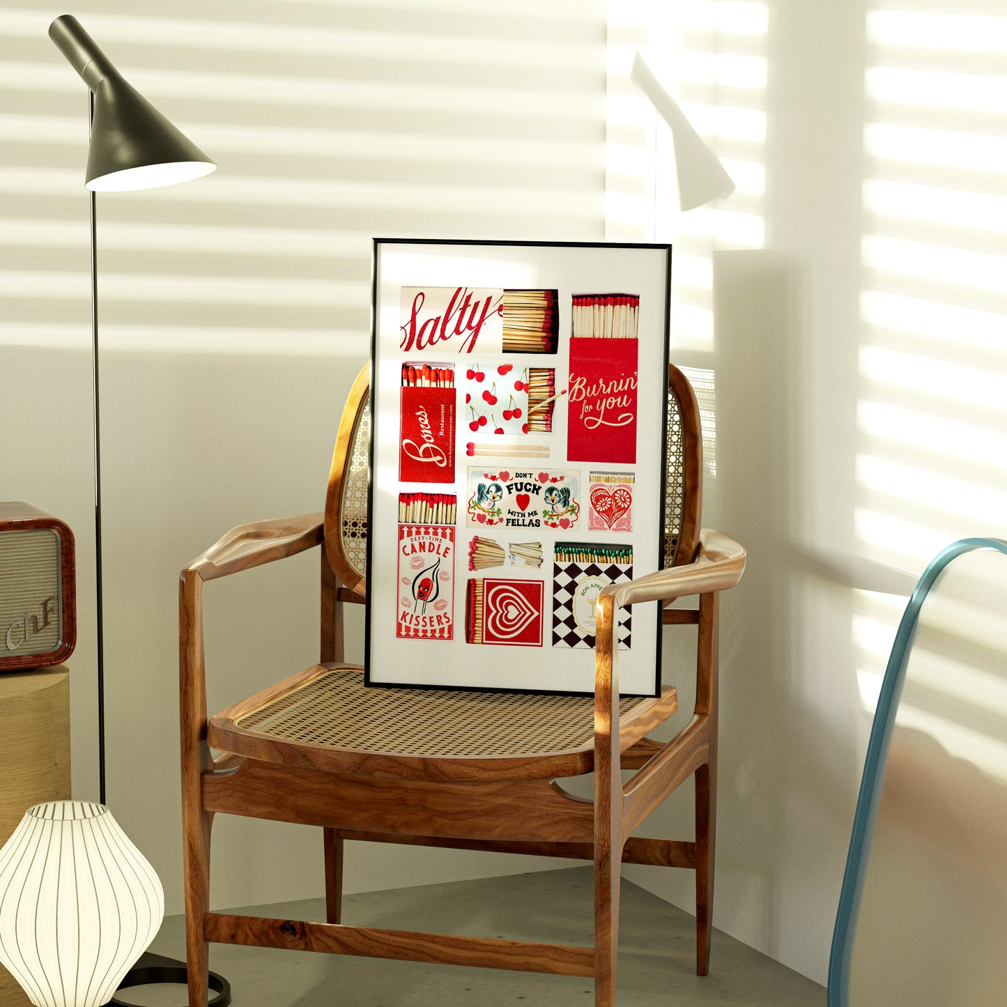 Red Matchbox Collage