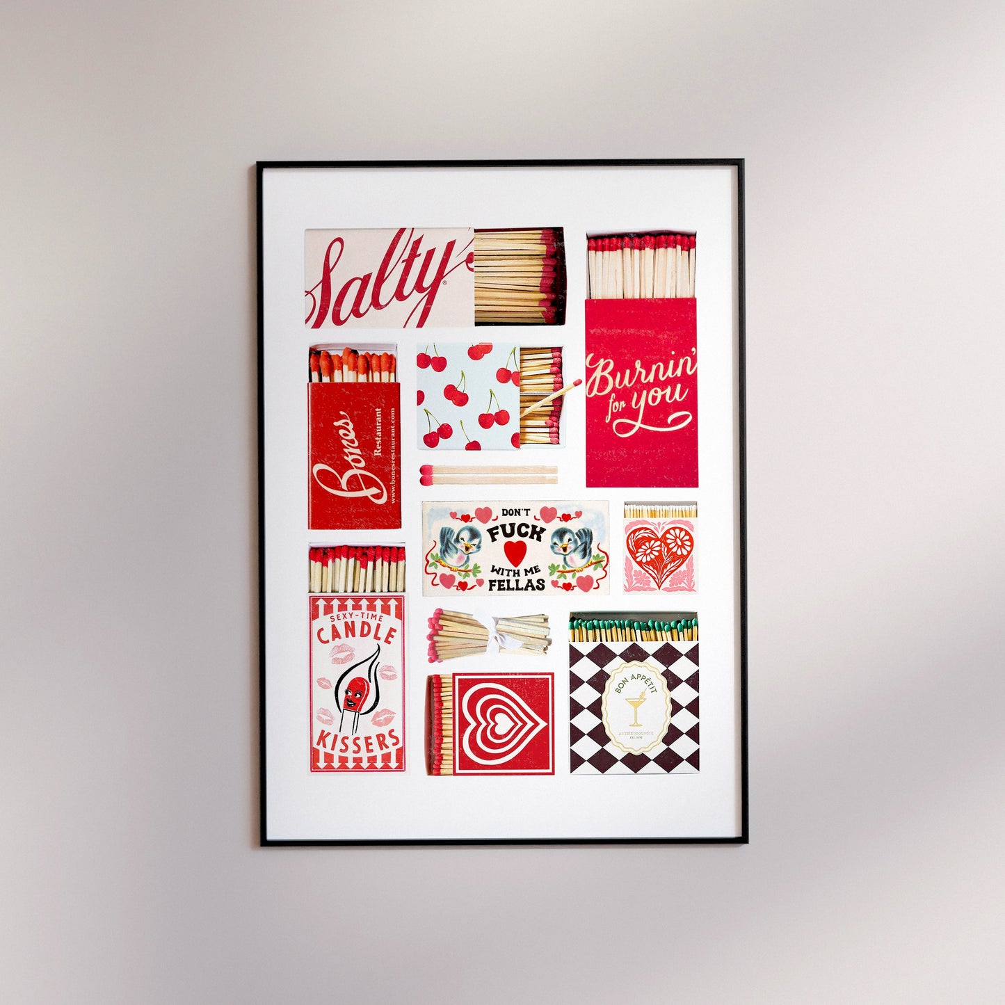 Red Matchbox Collage
