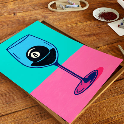 8 Ball Wine - Digital Download