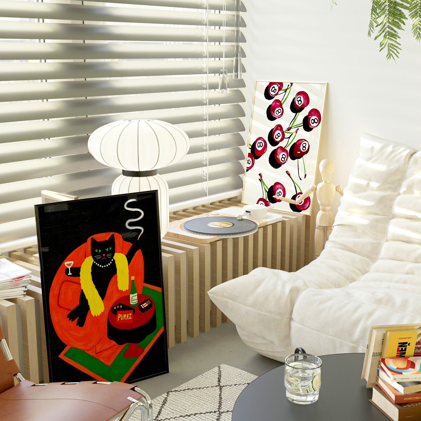 Cat in Sofa - Digital Download