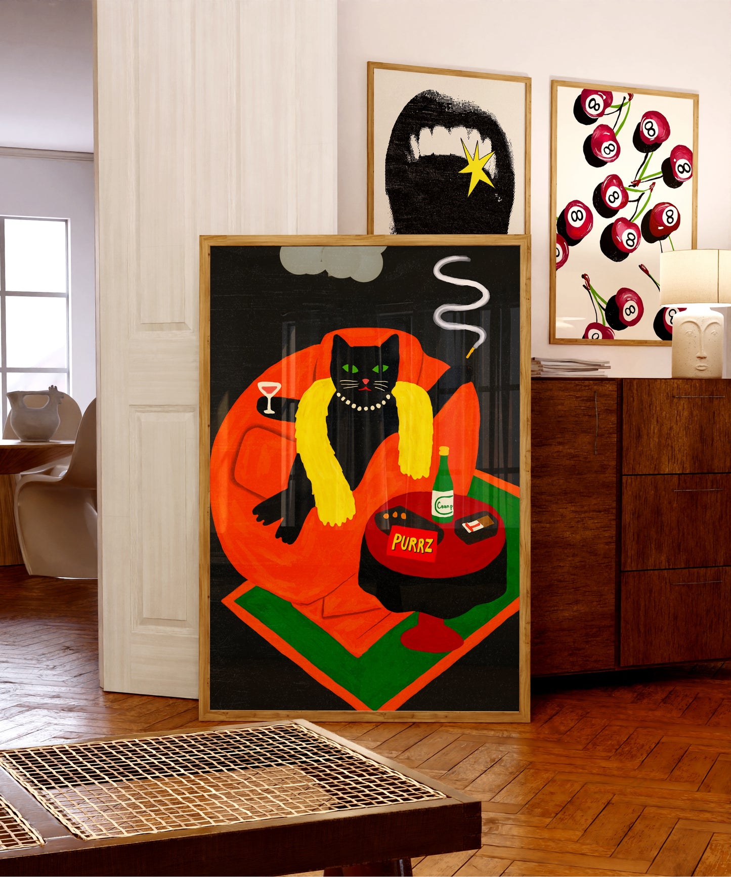 Cat in Sofa - Digital Download