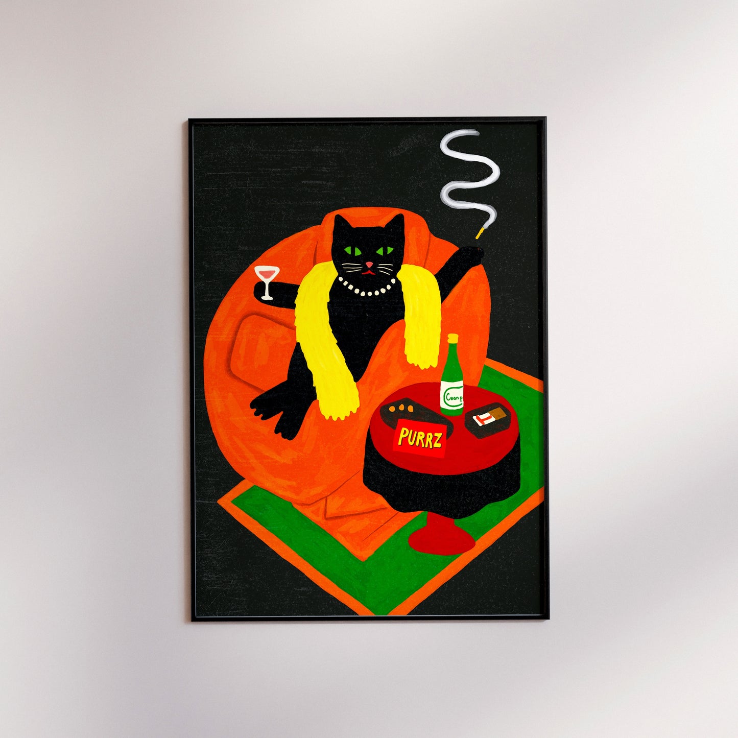 Cat in Sofa - Digital Download