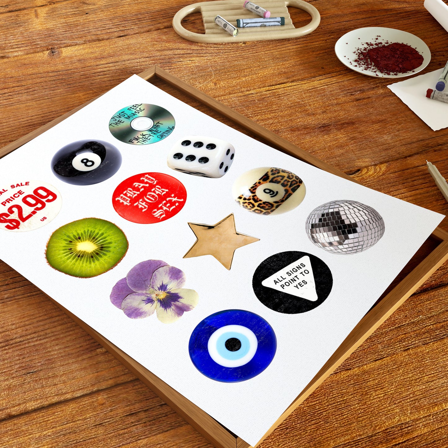 Retro Collage - Digital Download