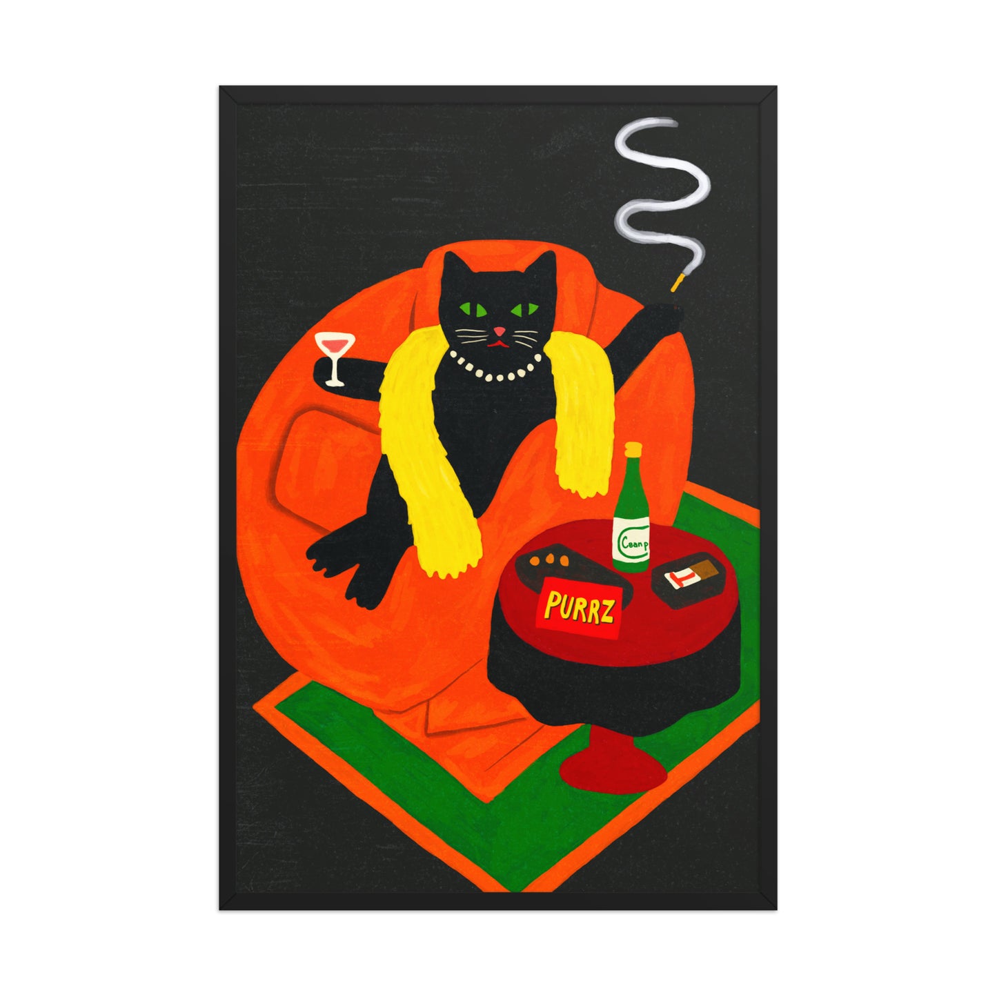 Cat in Sofa - Digital Download